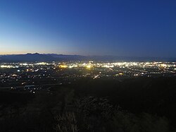 金御岳からみた夜景