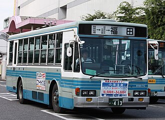 本数の少ない福田系統のバス