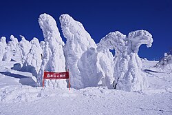 森吉山の樹氷