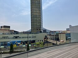 四国水族館から見たタワー