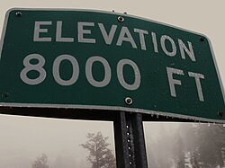 南カリフォルニアのサンバーナーディーノ山脈