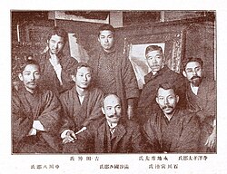 1910年の画壇関係者