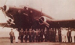 日本を訪問したイタリアのSM.75 GA RT輸送機