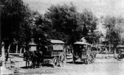 明治時代の乗合馬車