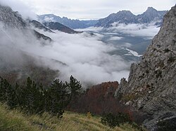 アルバニア北部、ヴァルボナ峠