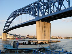 千歳橋と千歳渡の風景
