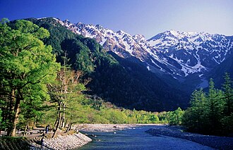 中部山岳国立公園の概要と自然環境