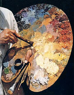 絵画用パレットの構造と役割
