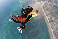 スカイダイビングの基礎知識と飛行姿勢・競技種目