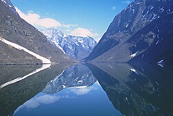 ノルウェーのフィヨルド