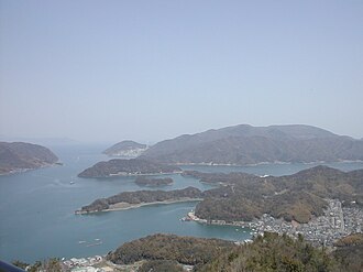 舞鶴湾のリアス海岸