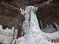 雲竜氷瀑でのアイスクライミング