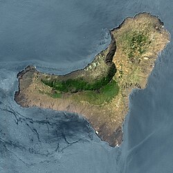 エル・イエロ島の衛星画像