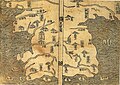 李荇・尹殷輔・申公済『八道総図』（1530年）。『新増東国輿地勝覧』収載