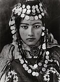 アルジェリアのベルベル人の女性