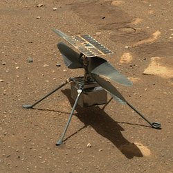 火星で運用されている小型ロボットヘリコプター インジェニュイティ
