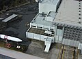 発射塔から見下ろした組み立て施設
