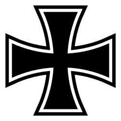 帝国陸軍の紋章である 鉄十字