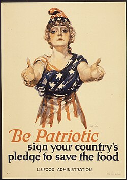 コロンビア：アメリカ合衆国の伝統的な女性擬人化像