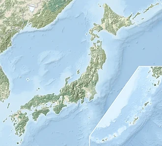 西吾妻山の位置(日本内)