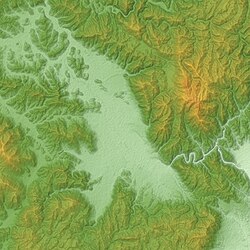 京都府の亀岡盆地における地形と古代湖伝説の歴史