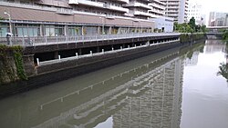 目黒川荏原調節池の取水口