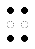 点字におけるXの表現