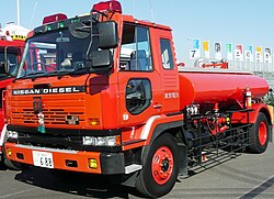 東京電力の発電所自衛消防隊が所有する泡原液搬送車