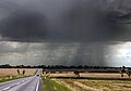 局地的な降雨の様子