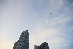 羽田空港の新飛行経路(南風運用)