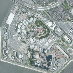 東京ディズニーリゾートの空撮（2019年）