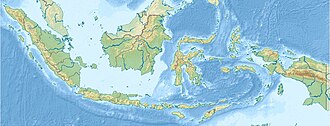 インドネシア国内におけるプンチャック・ジャヤの位置