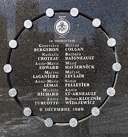 1989年モントリオール理工科大学銃乱射事件