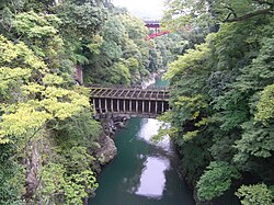 八ツ沢発電所施設 第一号水路橋