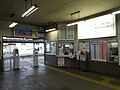 下妻駅の改札口