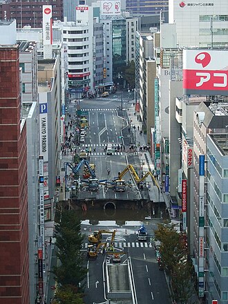 2016年福岡市博多区の陥没事故
