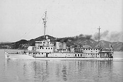 大日本帝国海軍砲艦熱海の写真
