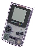 ゲームボーイカラー クリアパープル