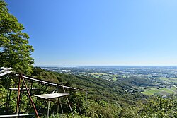 土浦市街地への眺望