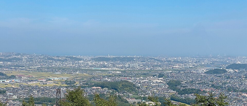 霊山から見た大分平野