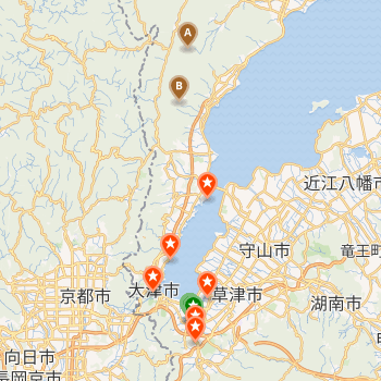 近江八景地図