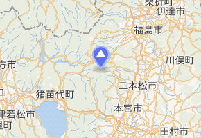 安達太良山周辺の地図
