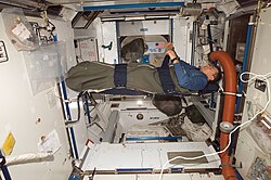 宇宙空間での睡眠