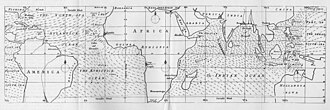 エドモンド・ハレーによる貿易風の地図