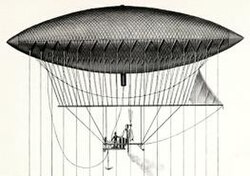 ジファールの蒸気機関飛行船