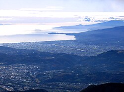 丹沢山地 より見た足柄平野