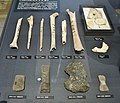 東京大学総合研究博物館で展示されている石器と人骨
