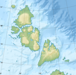 セヴェルナヤ・ゼムリャ諸島の地形図