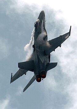F/A-18のLERXによって生成される渦の様子