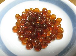 マス子（ビワマス魚卵）の醤油漬け